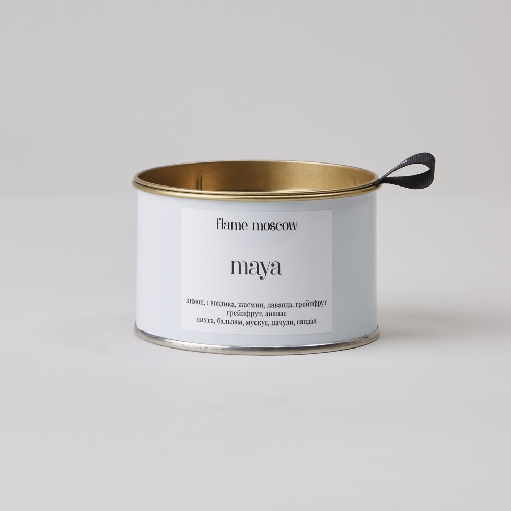 Свеча FLAME в металле Maya