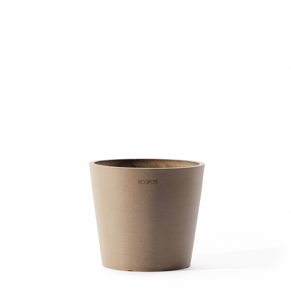 Кашпо Ecopots Амстердам Мини d17 серо-коричневое  