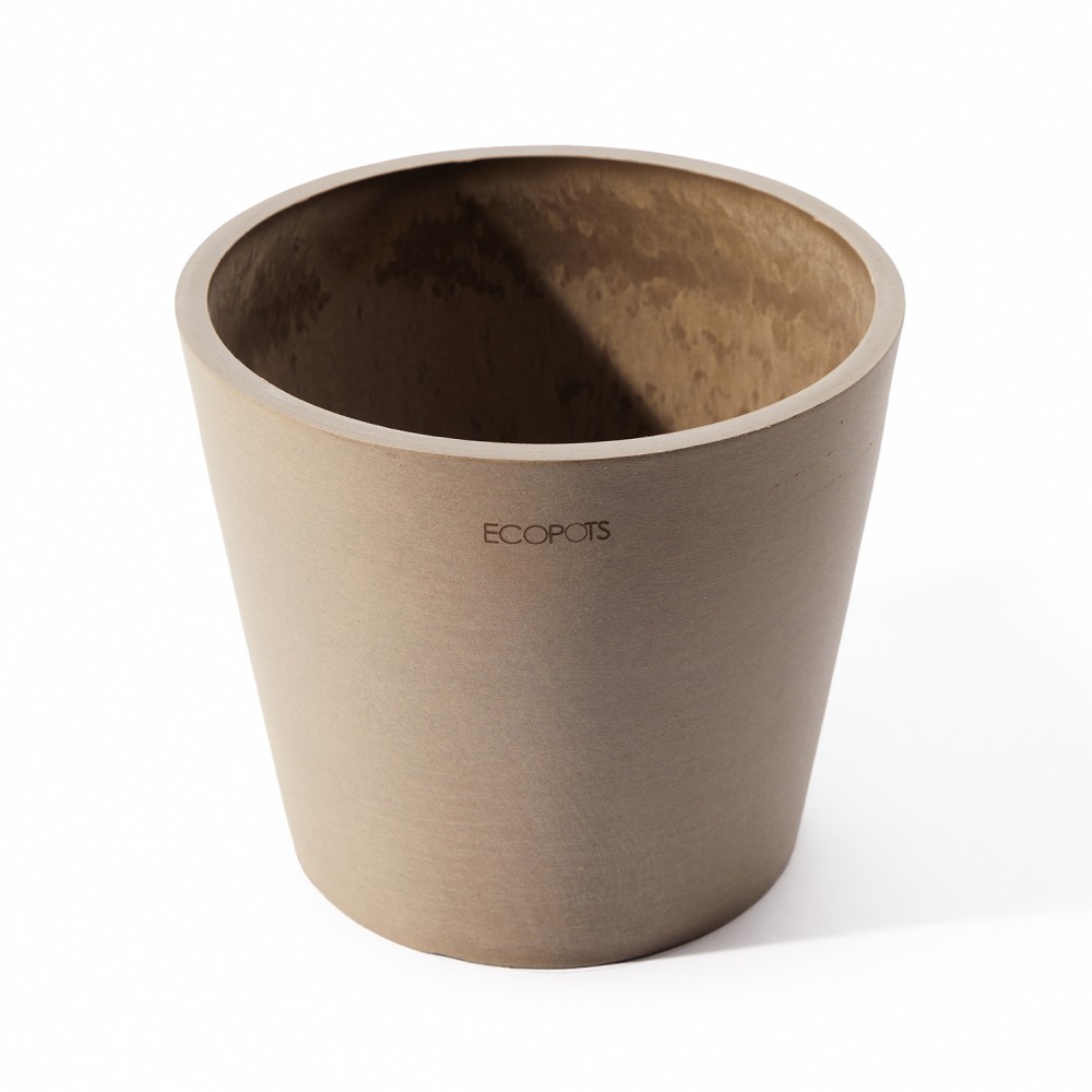 Кашпо Ecopots Амстердам Мини d17 серо-коричневое  